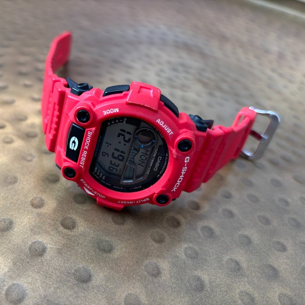 Red G-SHOCK, 7900 SERIES, digital, G7900A-4